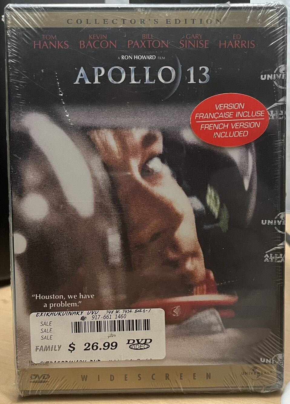 Apollo 13 Collector's Edition DVD Tom Hanks Movie Widescreen New Factory Sealed